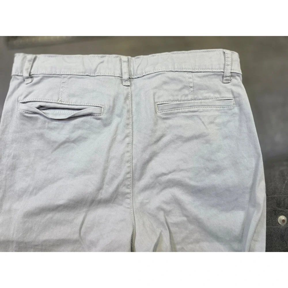 The Childrens Place Boys Chino Pants Light Blue Gray Size 14 Adjustable Waist